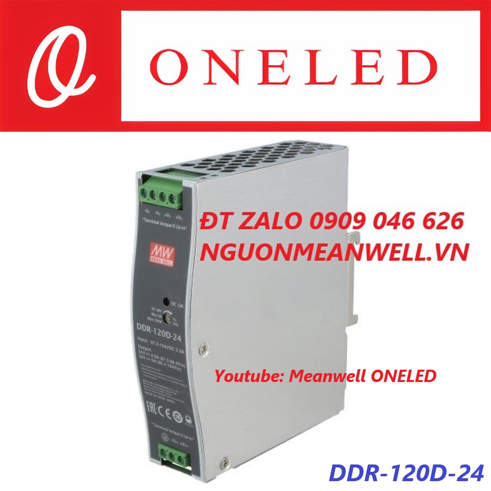 Nguồn Meanwell DDR-120D-24 Nguồn Meanwell DDR-120D-24