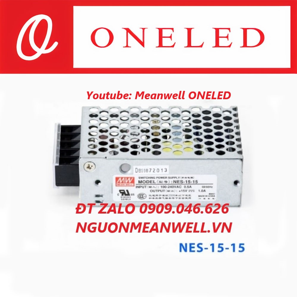 Nguồn Meanwell NES-15-15 Nguồn Meanwell NES-15-15