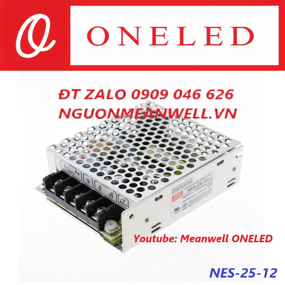 Nguồn Meanwell NES-25-12 Nguồn Meanwell NES-25-12