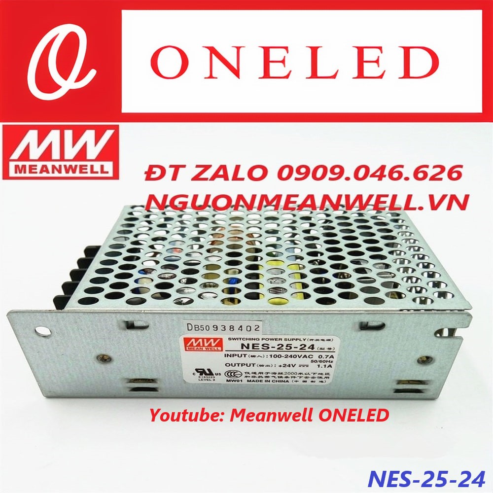 Nguồn Meanwell NES-25-24 Nguồn Meanwell NES-25-24