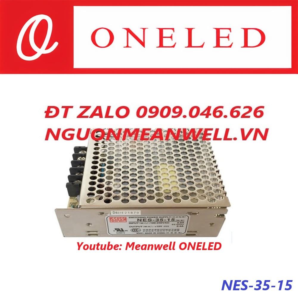 Nguồn Meanwell NES-35-15 Nguồn Meanwell NES-35-15