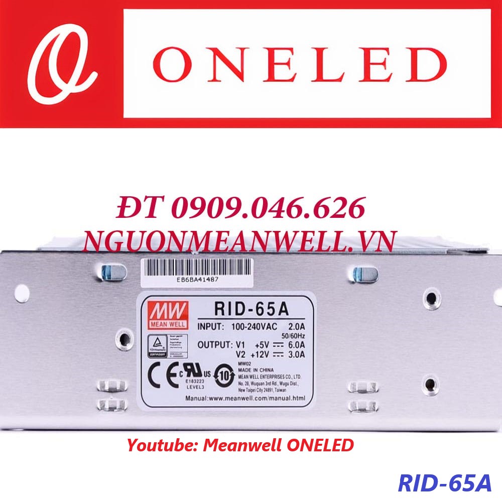 Nguồn Meanwell RID-65A Nguồn Meanwell RID-65A