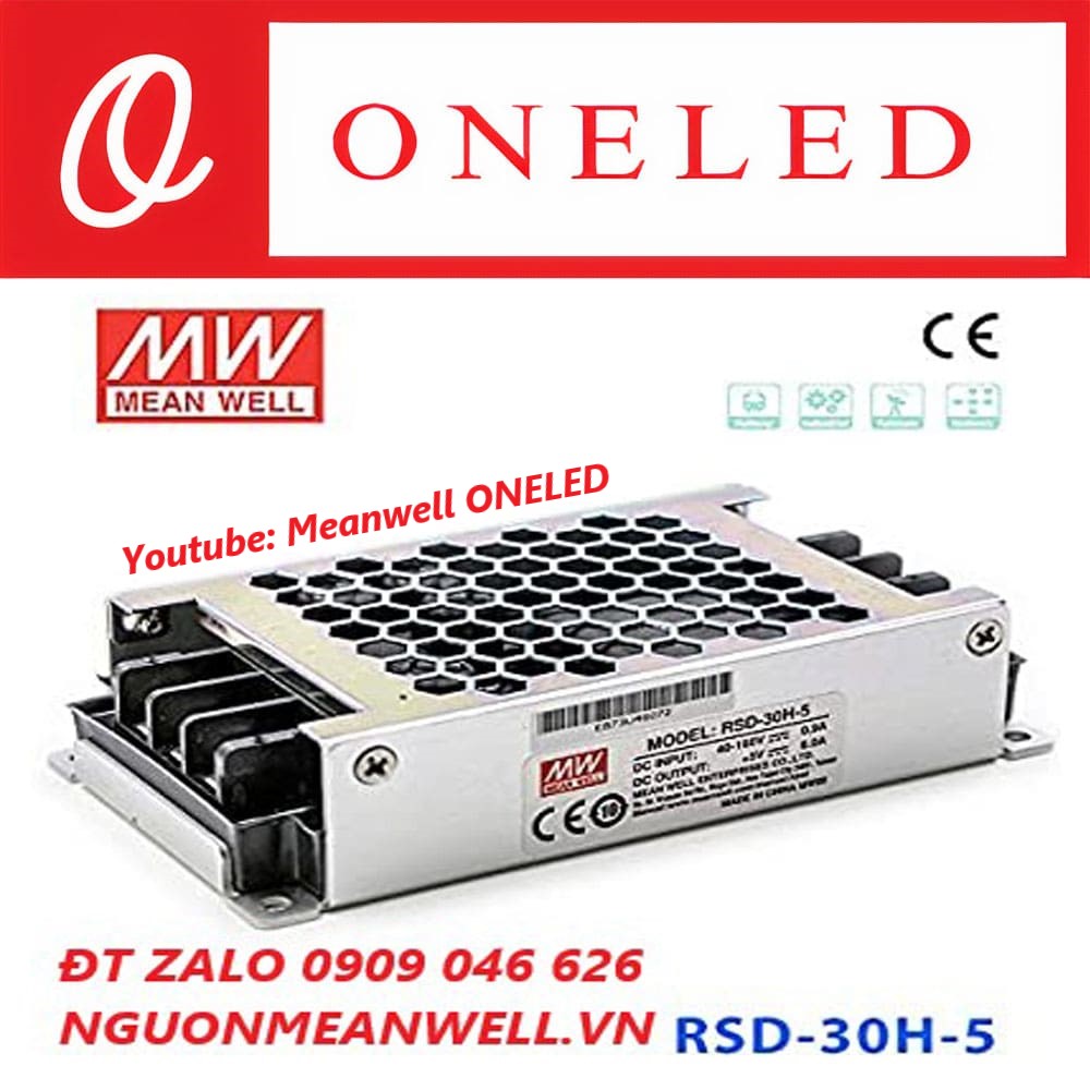 Nguồn Meanwell RSD-30H-5 Nguồn Meanwell RSD-30H-5