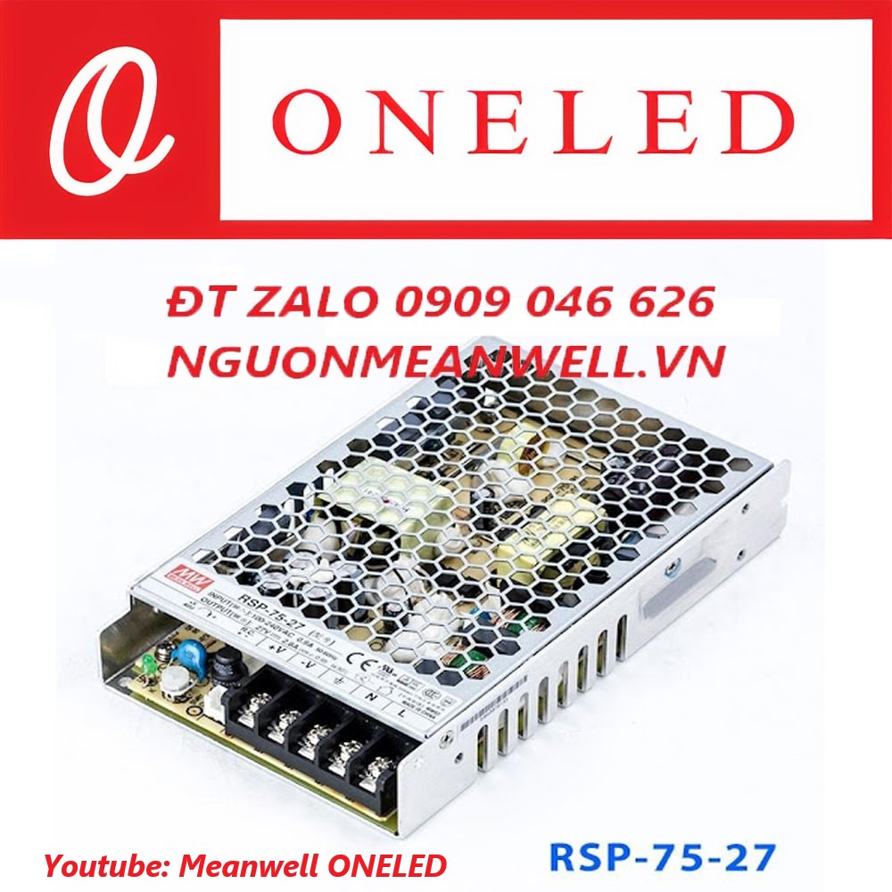 Nguồn Meanwell RSP-75-27 Nguồn Meanwell RSP-75-27
