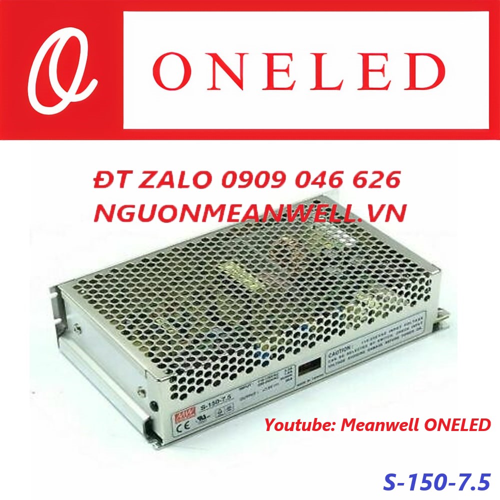 Nguồn Meanwell S-150-7.5 Nguồn Meanwell S-150-7.5