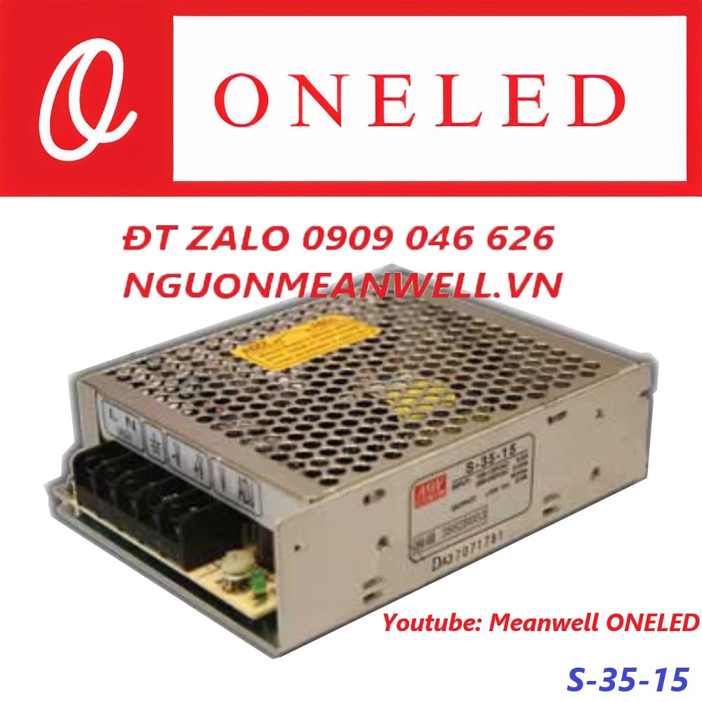 Nguồn Meanwell S-35-15 Nguồn Meanwell S-35-15