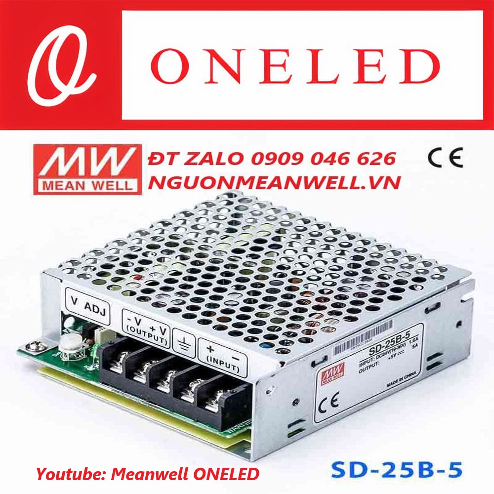 Nguồn Meanwell SD-25B-5 Nguồn Meanwell SD-25B-5