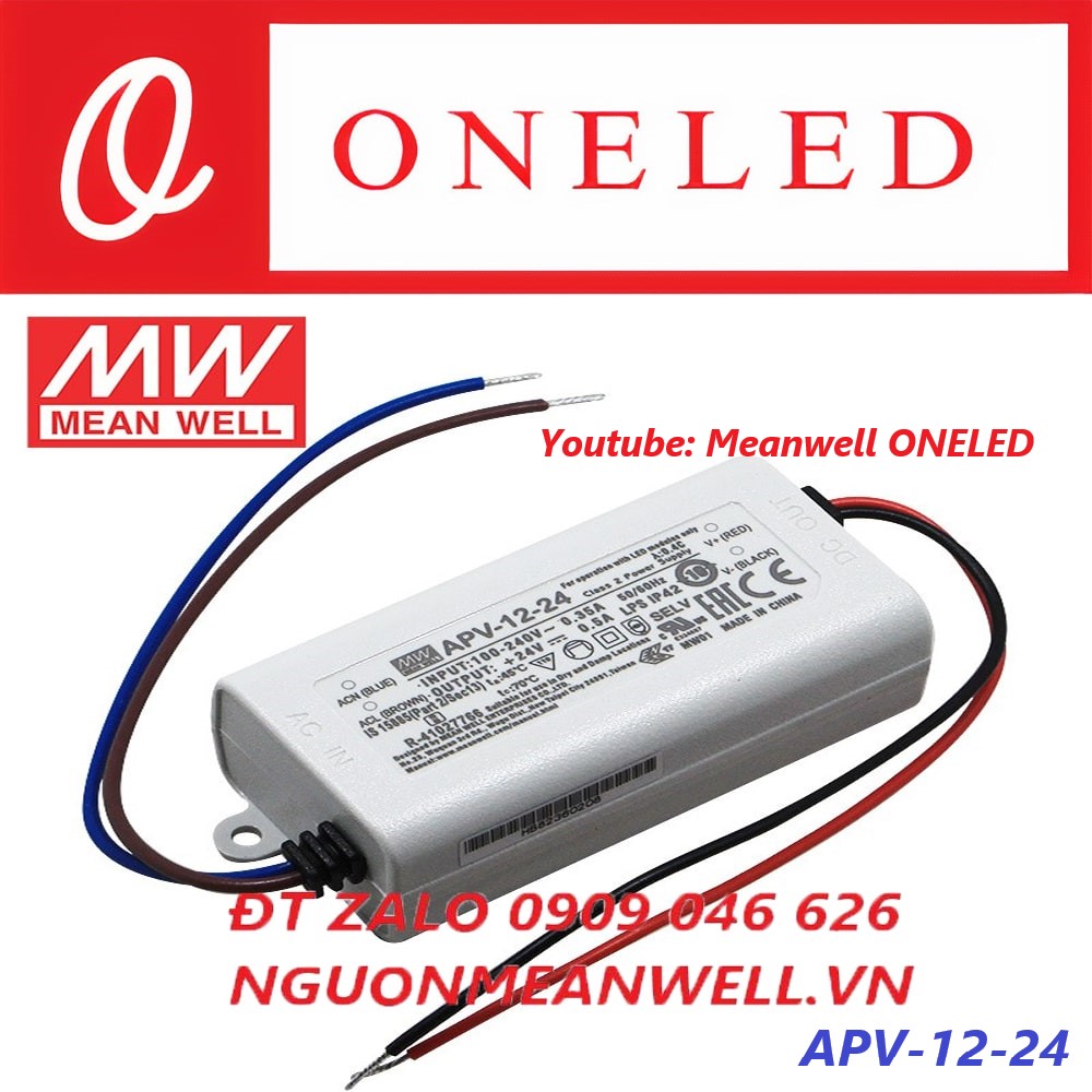 Nguồn Meanwell APV-12-24 Nguồn Meanwell APV-12-24