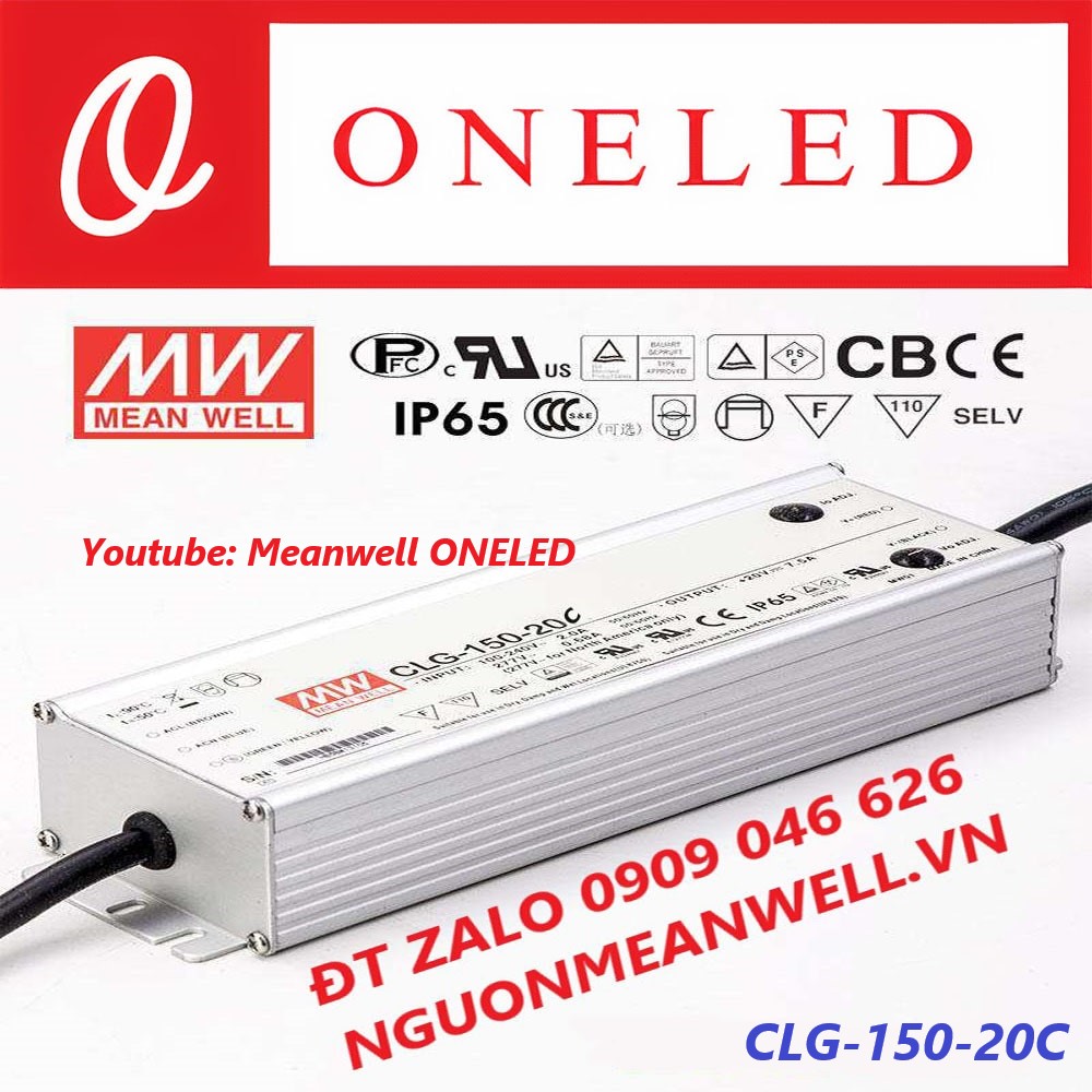Nguồn Meanwell CLG-150-20C Nguồn Meanwell CLG-150-20C