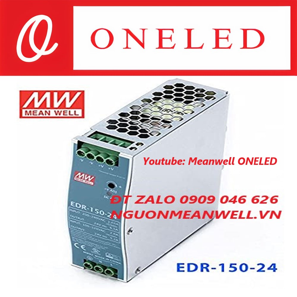 Nguồn Meanwell EDR-150-24 Nguồn Meanwell EDR-150-24