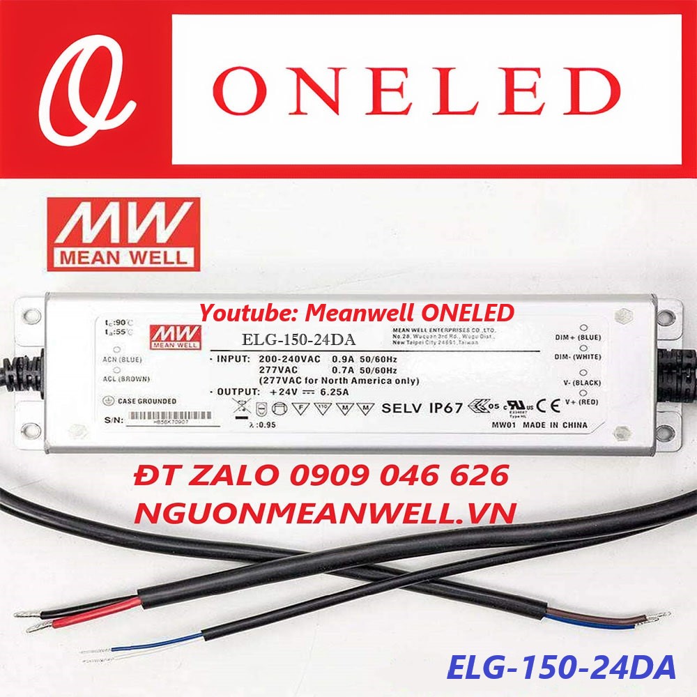 Nguồn Meanwell ELG-150-24DA Nguồn Meanwell ELG-150-24DA