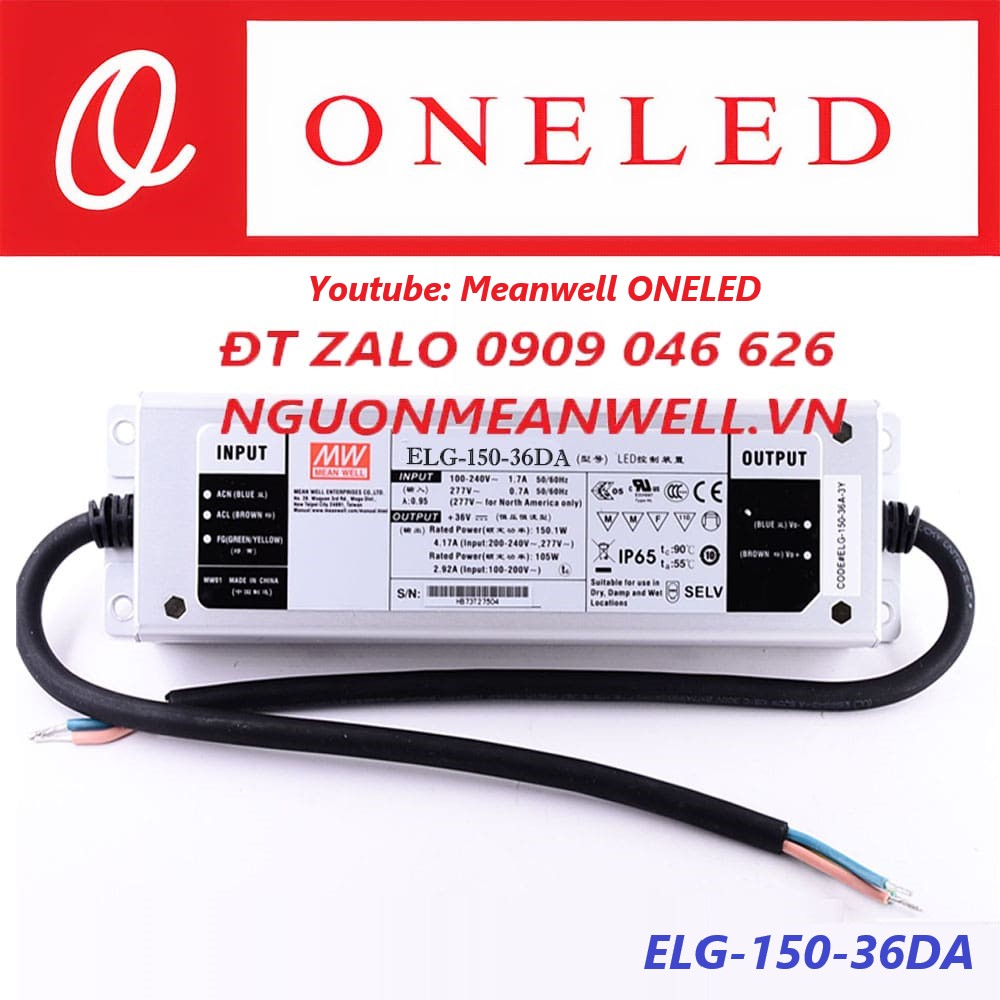 Nguồn Meanwell ELG-150-36DA Nguồn Meanwell ELG-150-36DA
