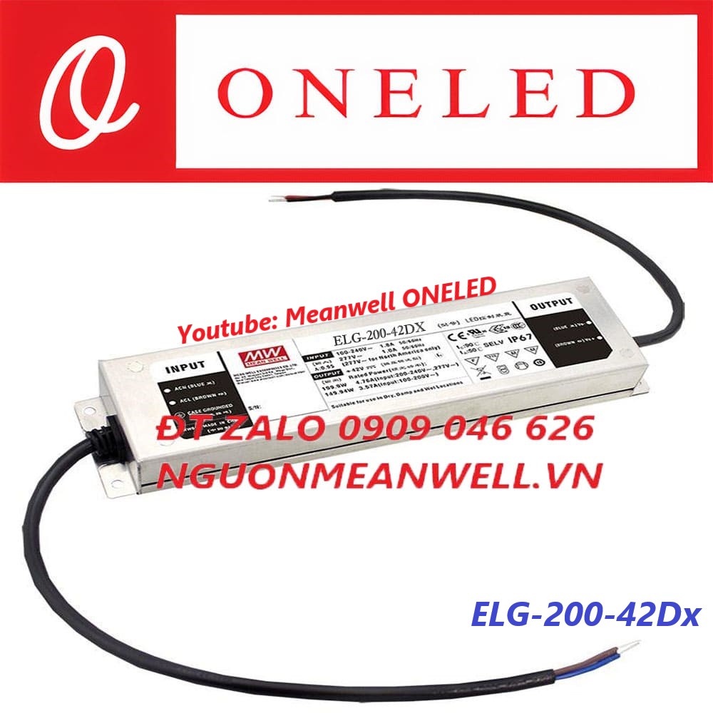 Nguồn Meanwell ELG-200-42Dx Nguồn Meanwell ELG-200-42Dx