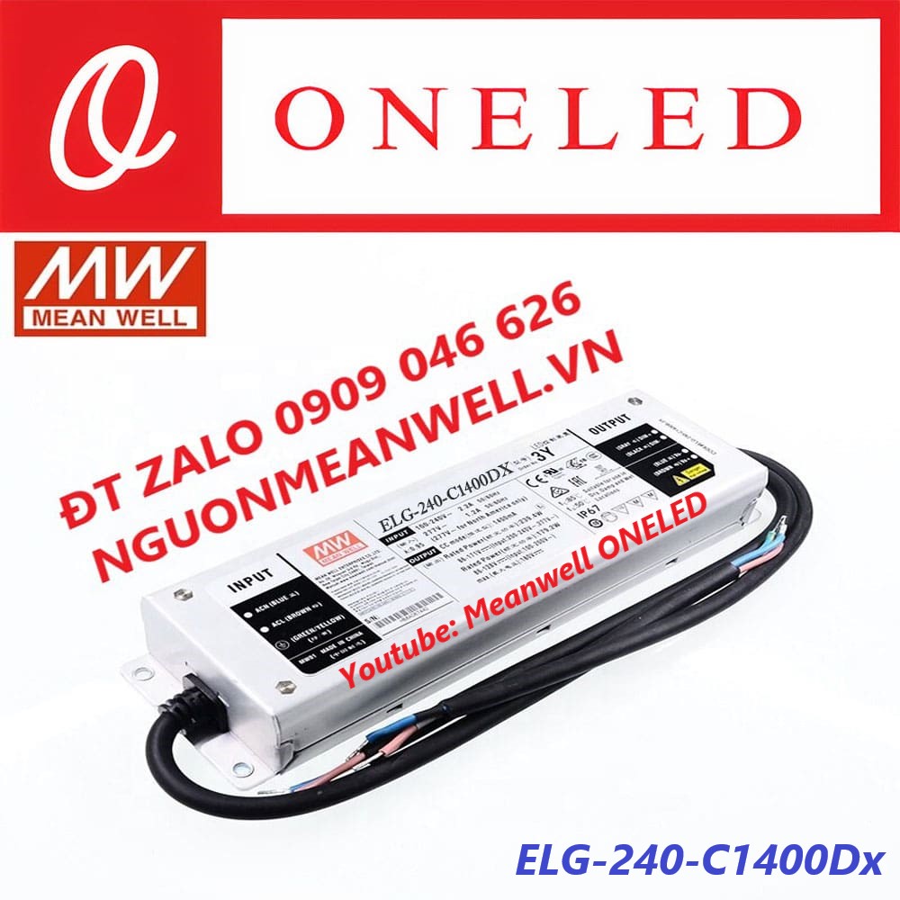 Nguồn Meanwell ELG-240-C1400Dx Nguồn Meanwell ELG-240-C1400Dx