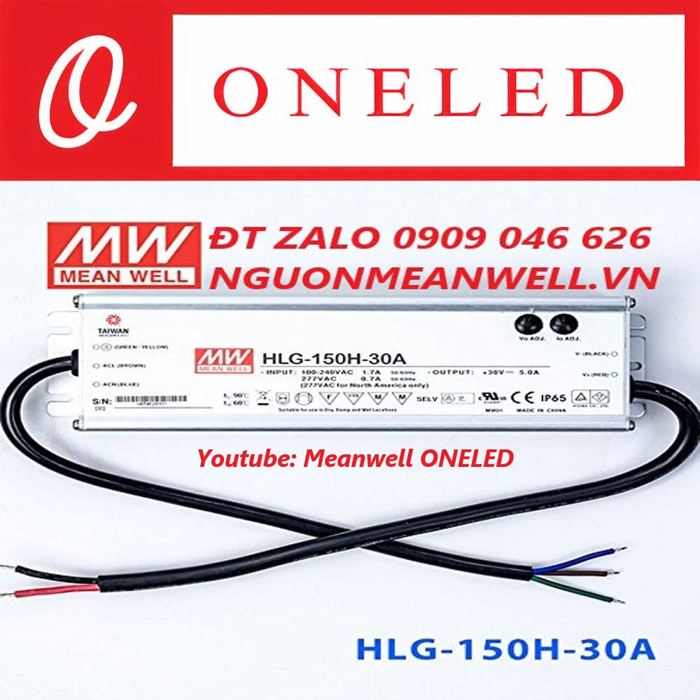 Nguồn Meanwell HLG-150H-30A Nguồn Meanwell HLG-150H-30A