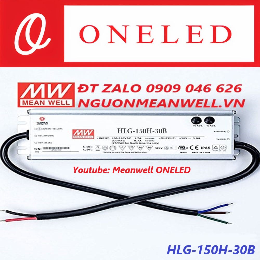 Nguồn Meanwell HLG-150H-30B Nguồn Meanwell HLG-150H-30B