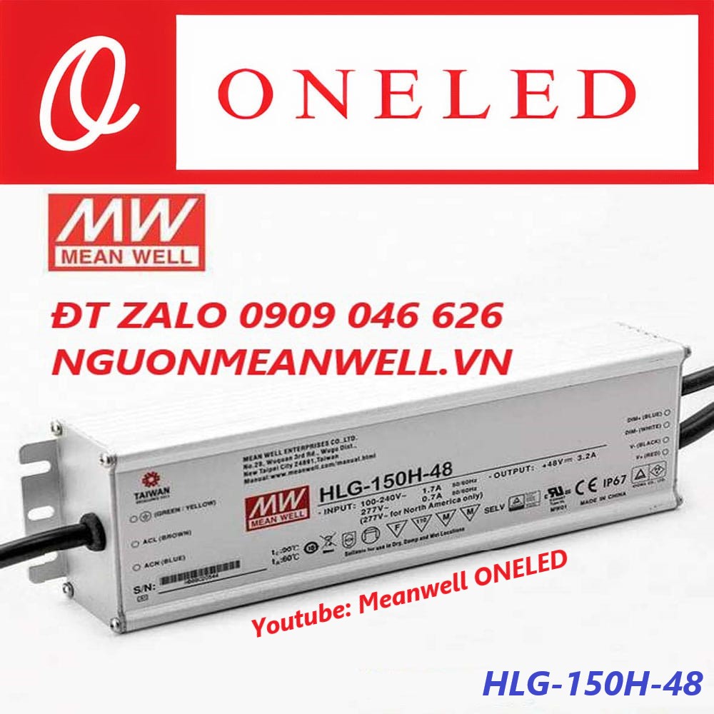 Nguồn Meanwell HLG-150H-48 Nguồn Meanwell HLG-150H-48