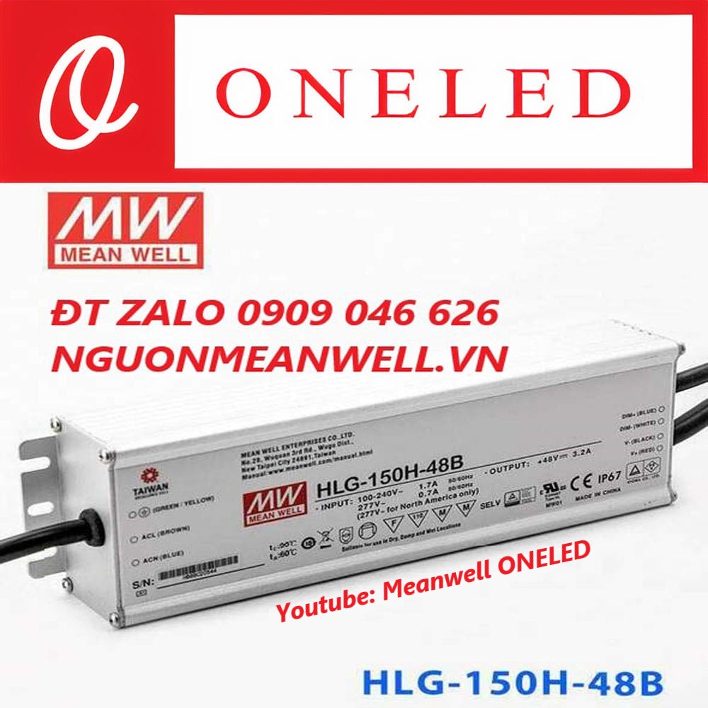 Nguồn Meanwell HLG-150H-48B Nguồn Meanwell HLG-150H-48B