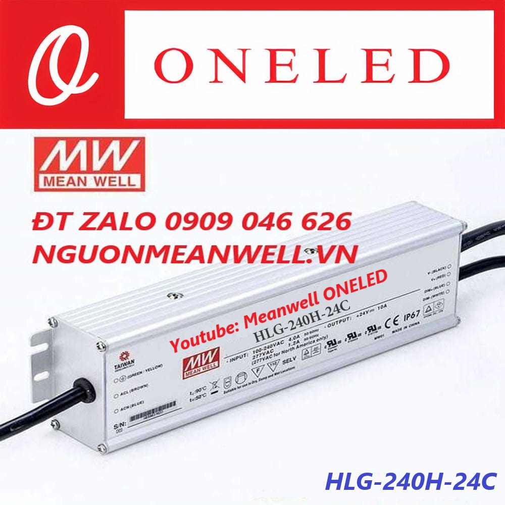 Nguồn Meanwell HLG-240H-24C Nguồn Meanwell HLG-240H-24C