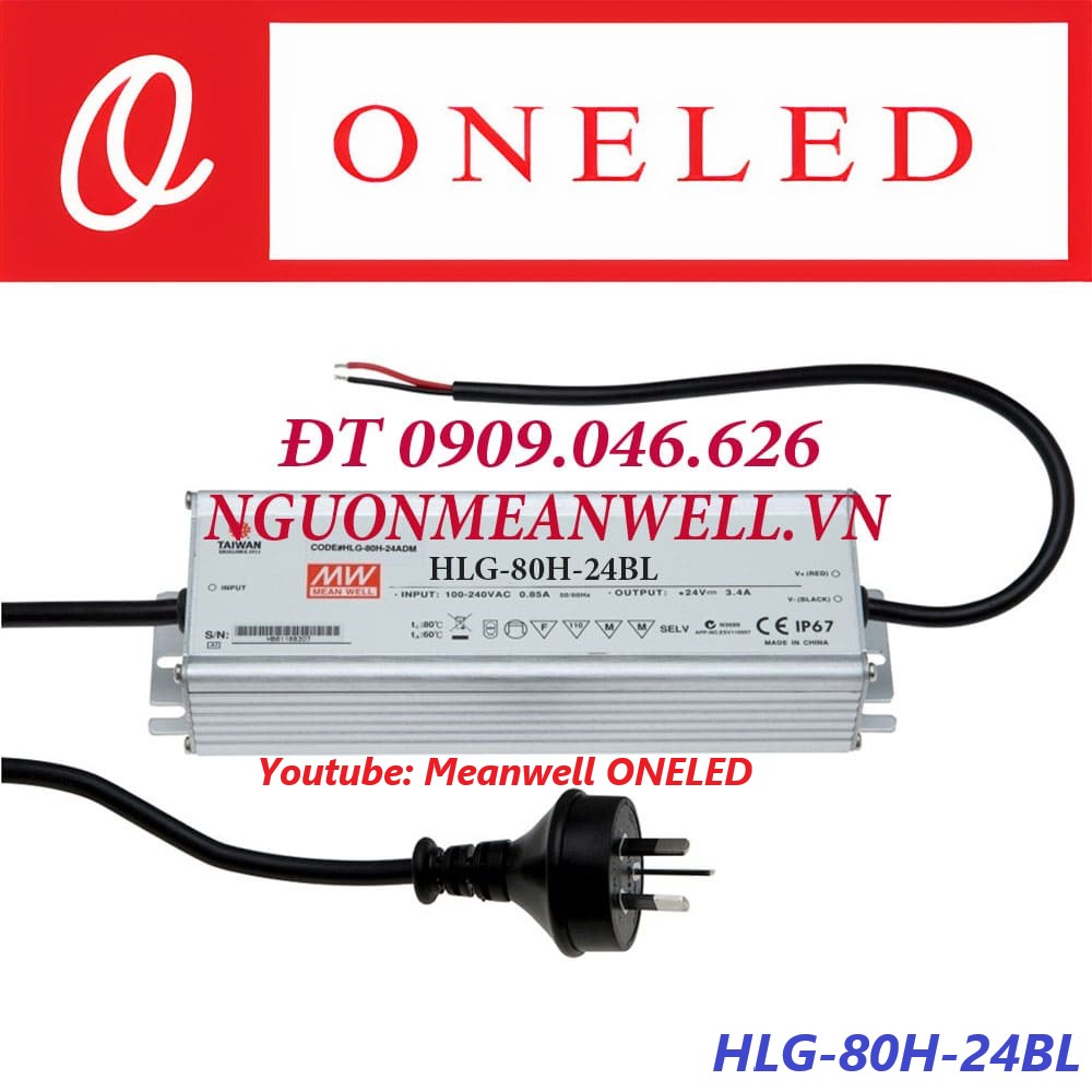 Nguồn Meanwell HLG-80H-24BL Nguồn Meanwell HLG-80H-24BL