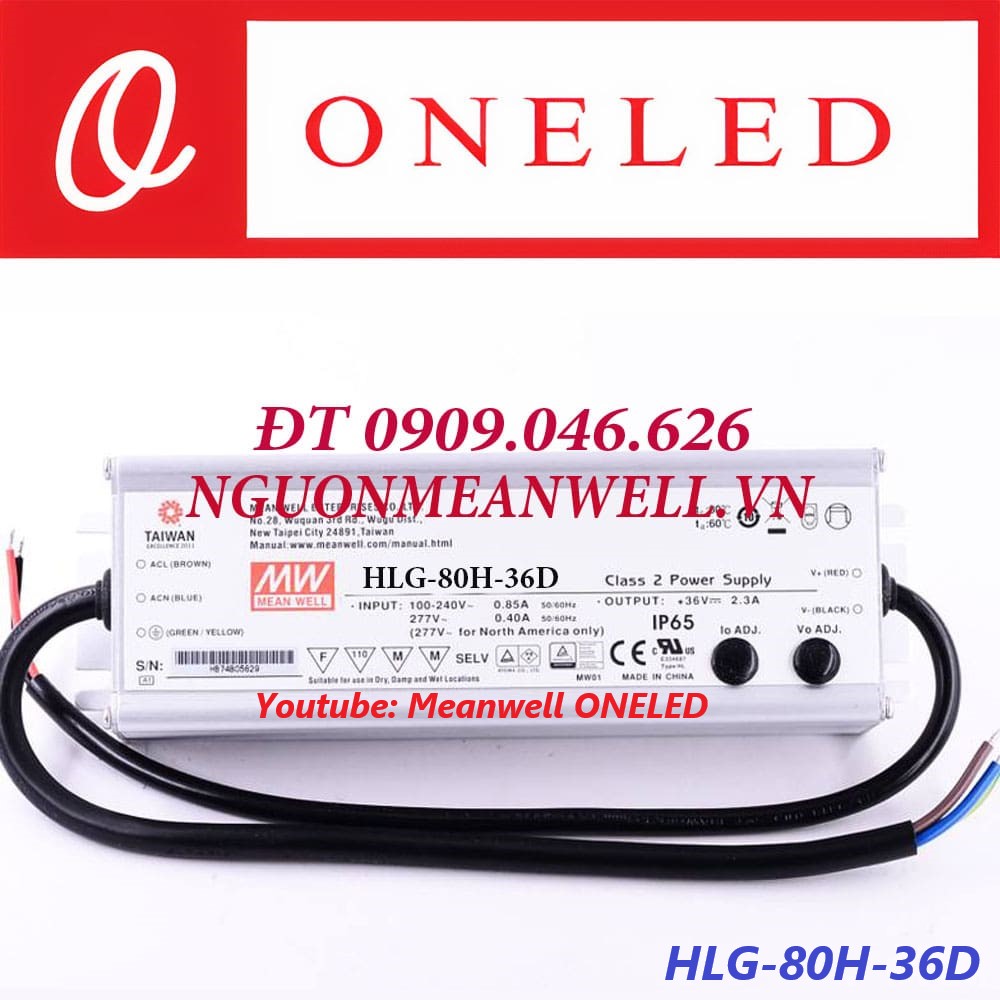 Nguồn Meanwell HLG-80H-36D Nguồn Meanwell HLG-80H-36D