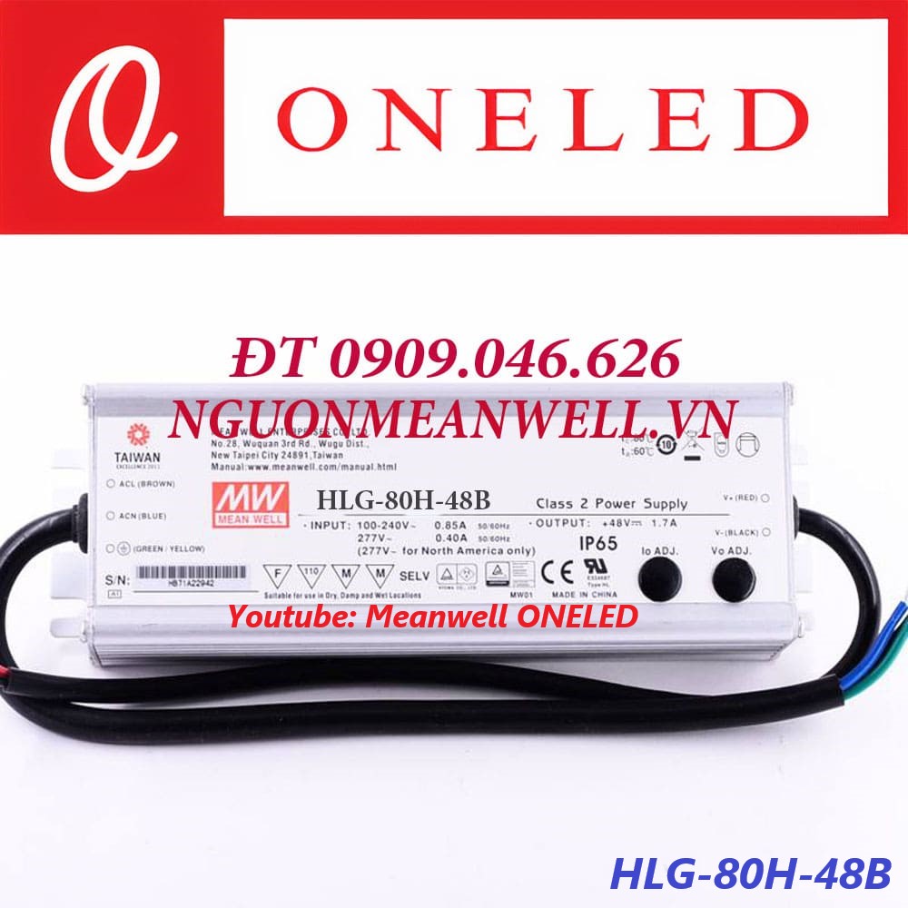 Nguồn Meanwell HLG-80H-48B Nguồn Meanwell HLG-80H-48B