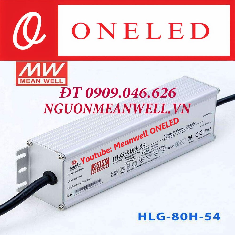 Nguồn Meanwell HLG-80H-54 Nguồn Meanwell HLG-80H-54