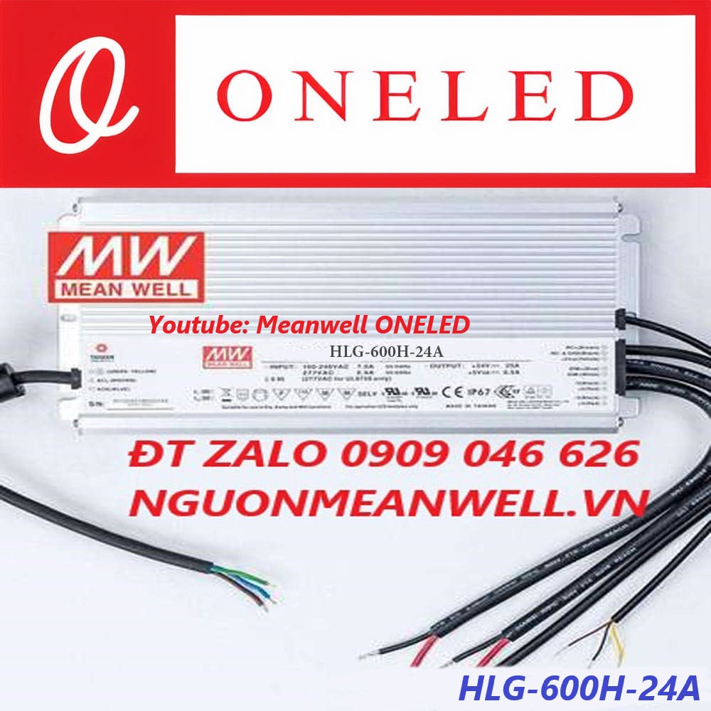 Nguồn Meanwell HLG-600H-24A Nguồn Meanwell HLG-600H-24A