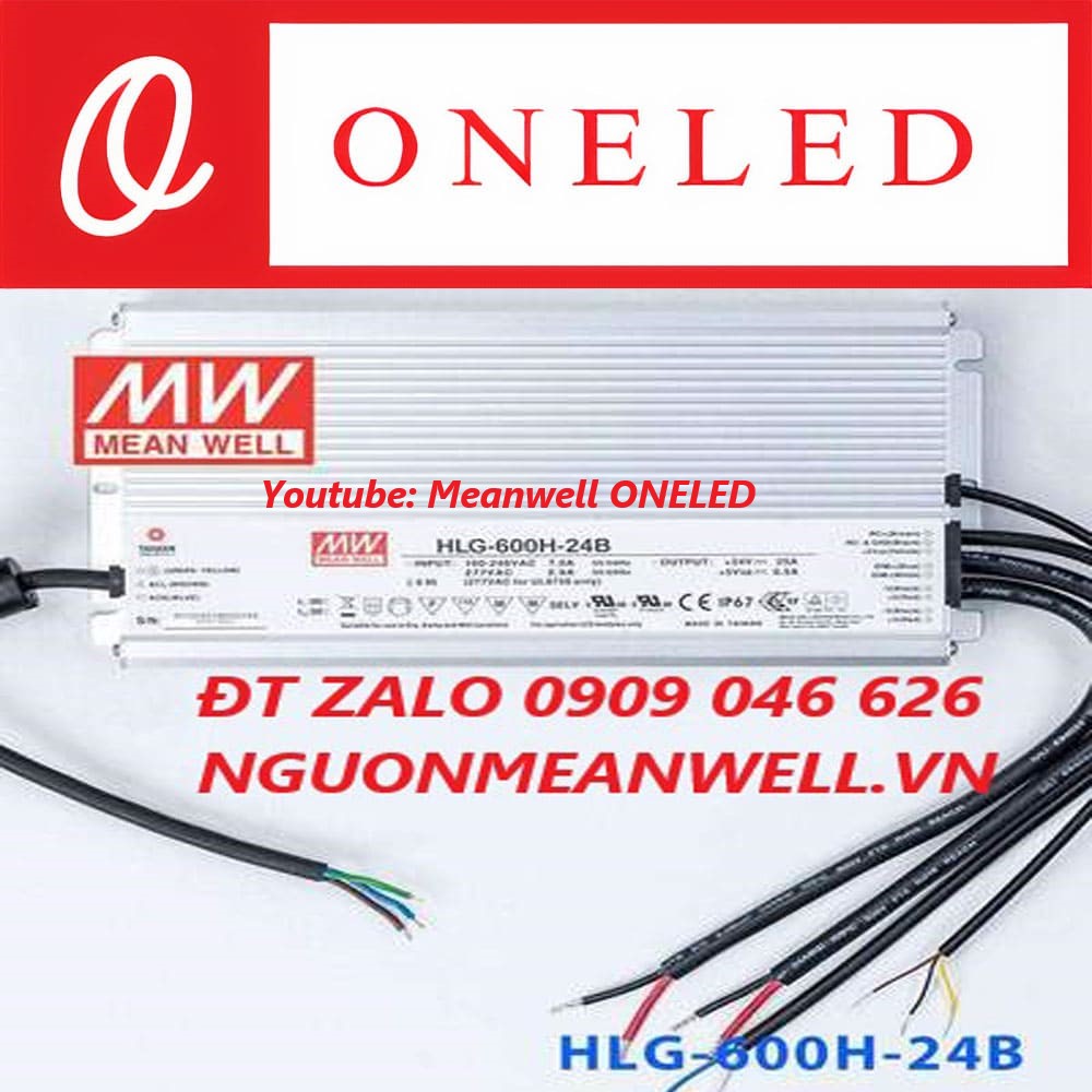 Nguồn Meanwell HLG-600H-24B Nguồn Meanwell HLG-600H-24B