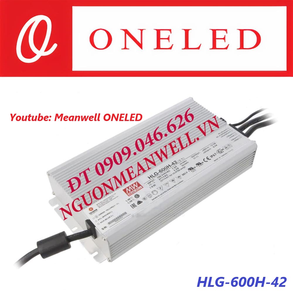 Nguồn Meanwell HLG-600H-42 Nguồn Meanwell HLG-600H-42