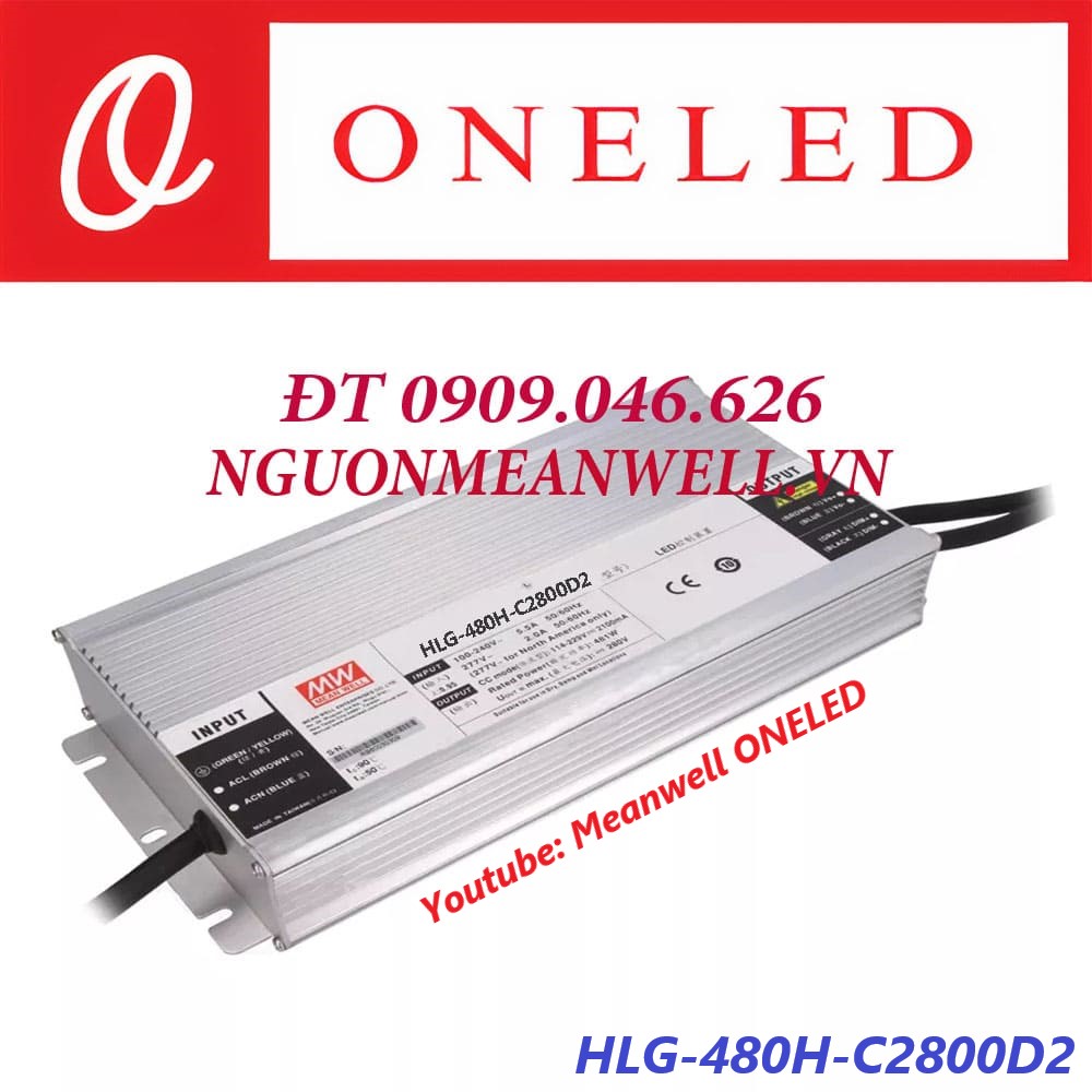 Nguồn Meanwell HLG-480H-C2800D2 Nguồn Meanwell HLG-480H-C2800D2