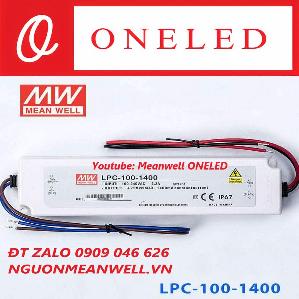 Nguồn Meanwell LPC-100-1400 Nguồn Meanwell LPC-100-1400
