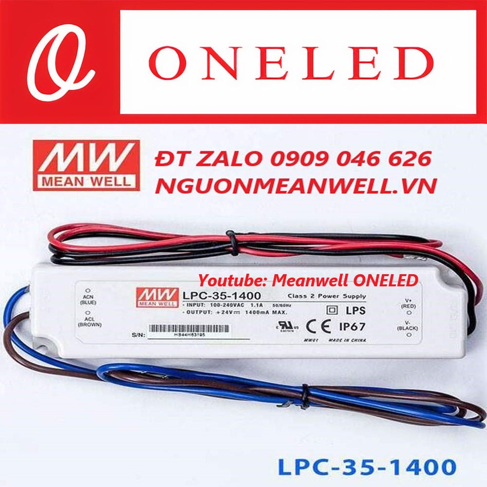 Nguồn Meanwell LPC-35-1400 Nguồn Meanwell LPC-35-1400