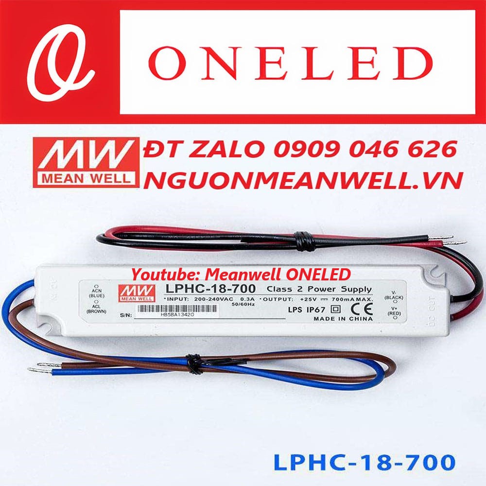 Nguồn Meanwell LPHC-18-700 Nguồn Meanwell LPHC-18-700