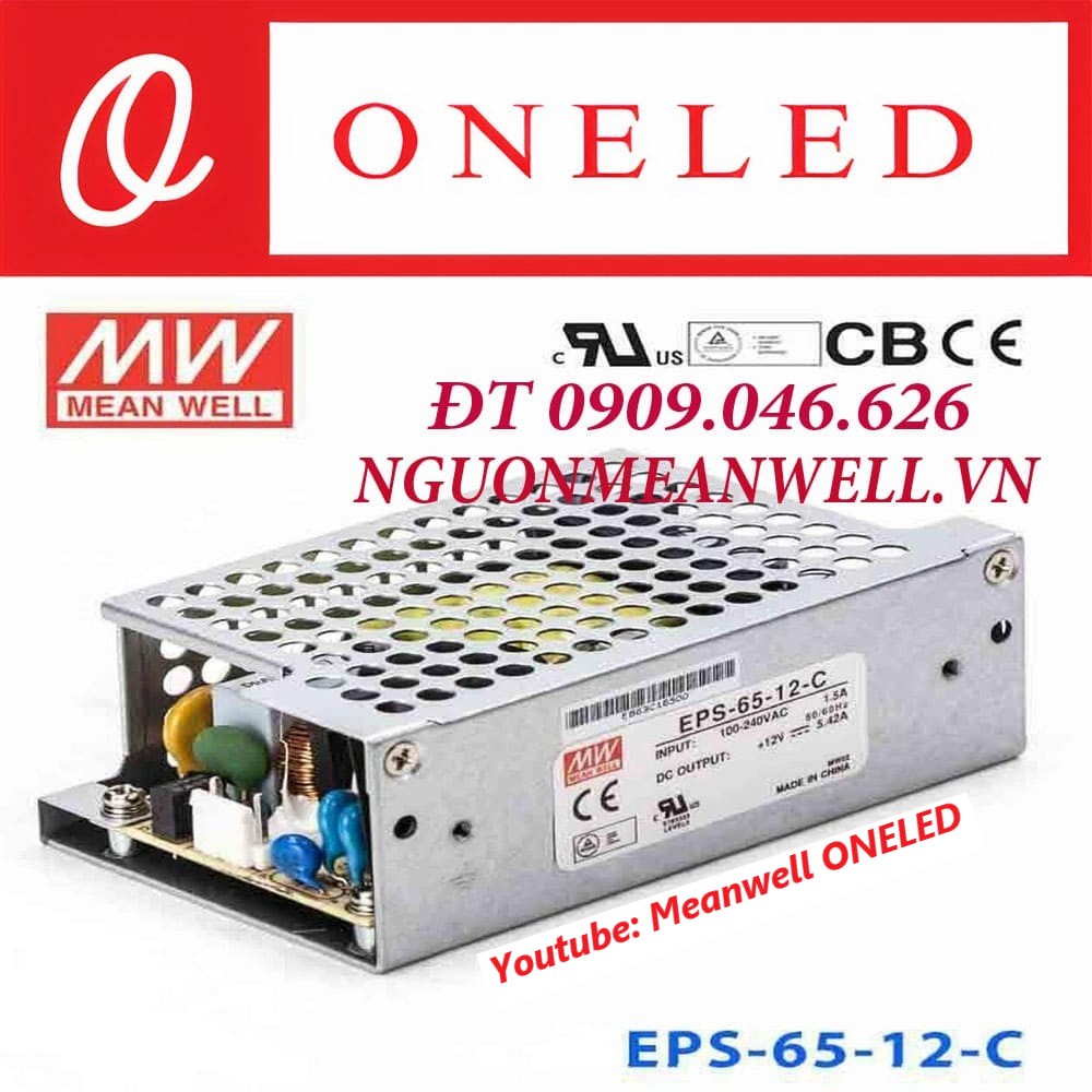 Nguồn Meanwell EPS-65-12-C Nguồn Meanwell EPS-65-12-C