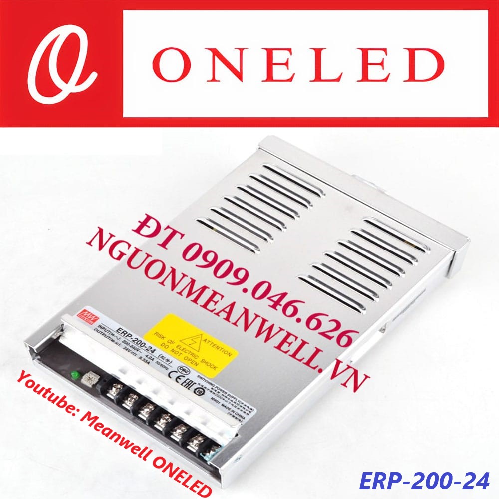 Nguồn Meanwell ERP-200-24 Nguồn Meanwell ERP-200-24