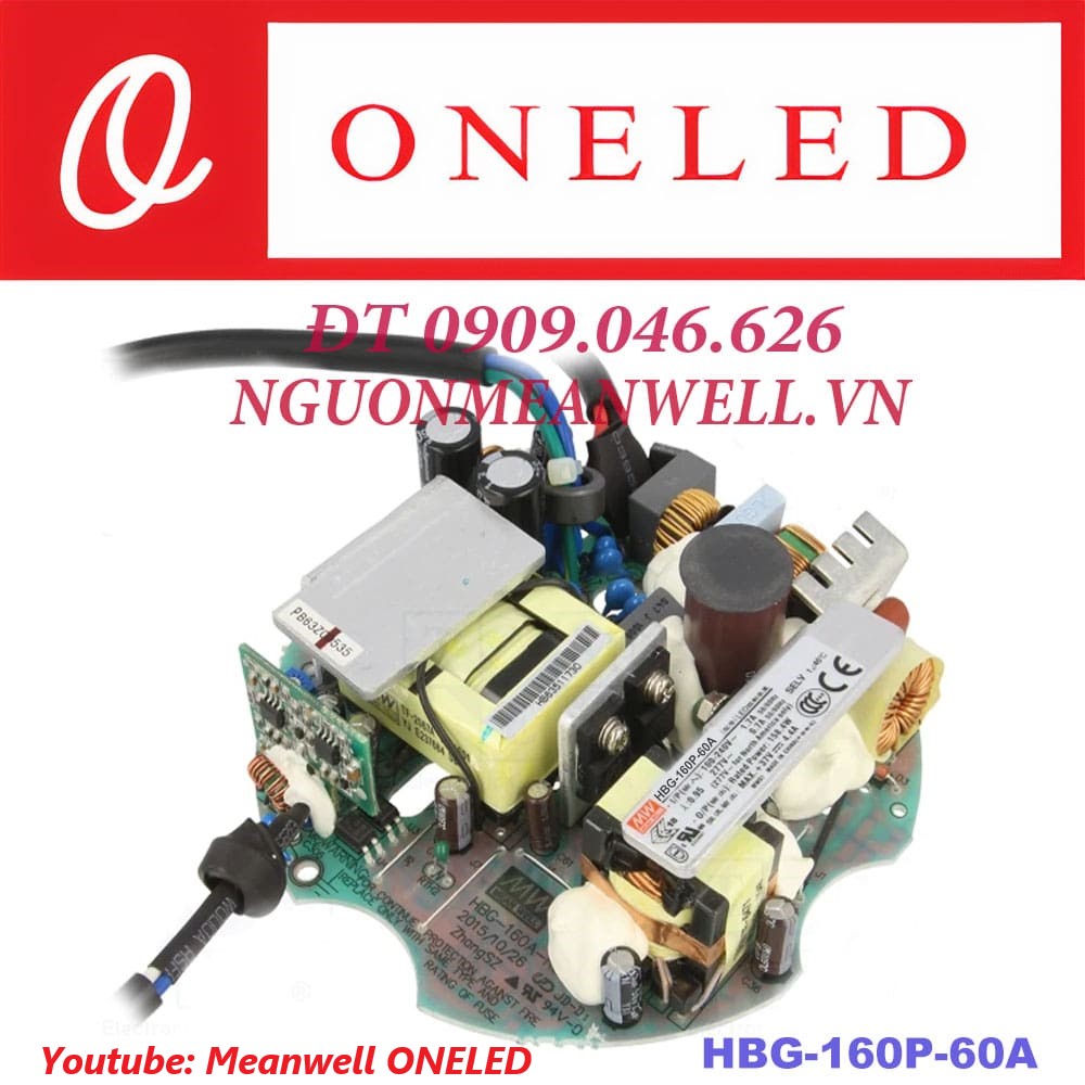Nguồn Meanwell HBG-160P-60A Nguồn Meanwell HBG-160P-60A