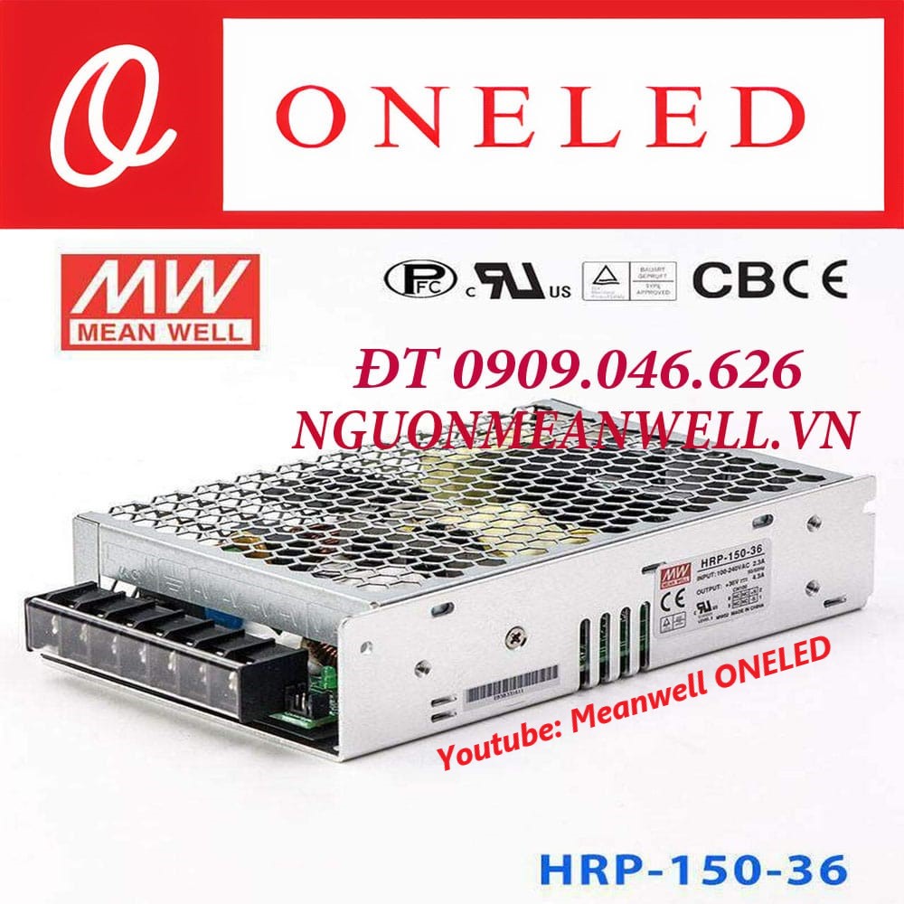 Nguồn Meanwell HRP-150-36 Nguồn Meanwell HRP-150-36