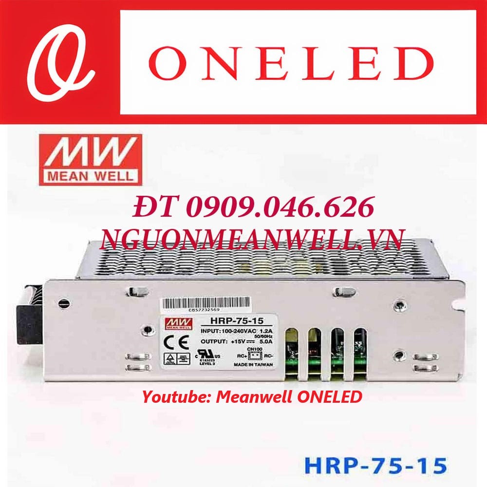 Nguồn Meanwell HRP-75-15 Nguồn Meanwell HRP-75-15