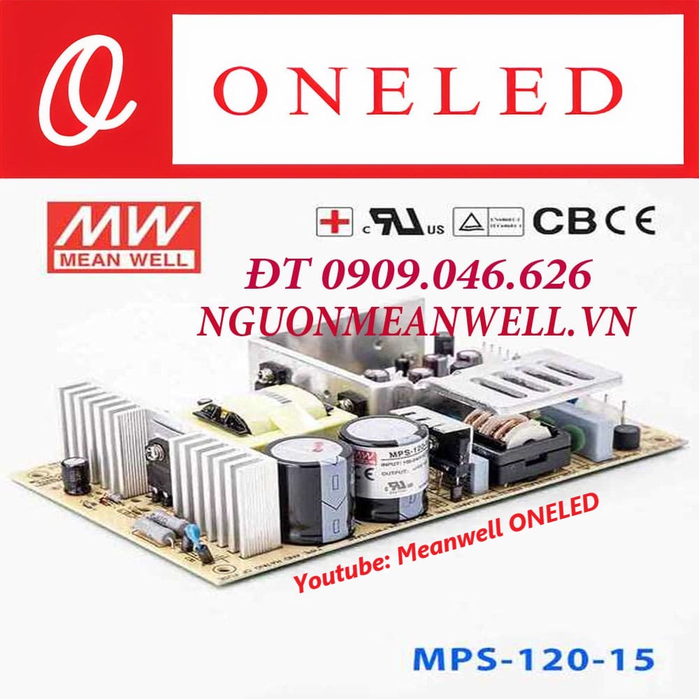 Nguồn Meanwell MPS-120-15 Nguồn Meanwell MPS-120-15