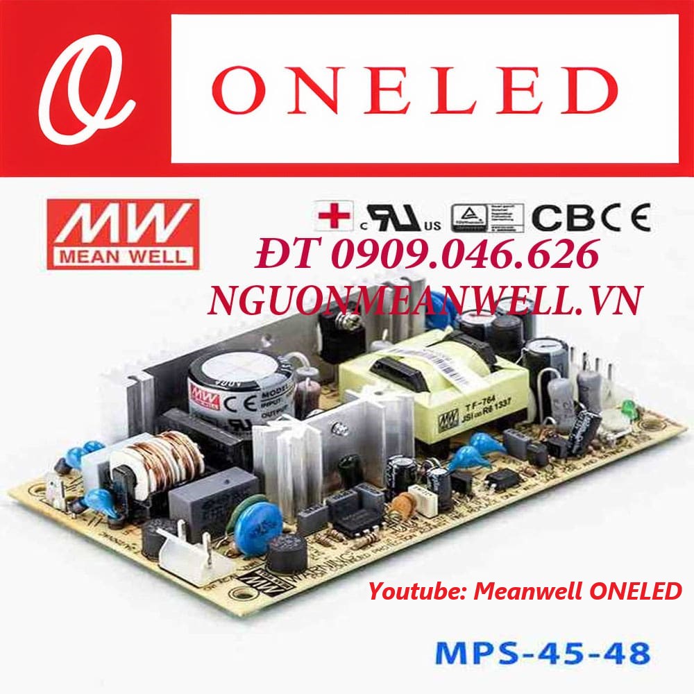 Nguồn Meanwell MPS-45-48 Nguồn Meanwell MPS-45-48
