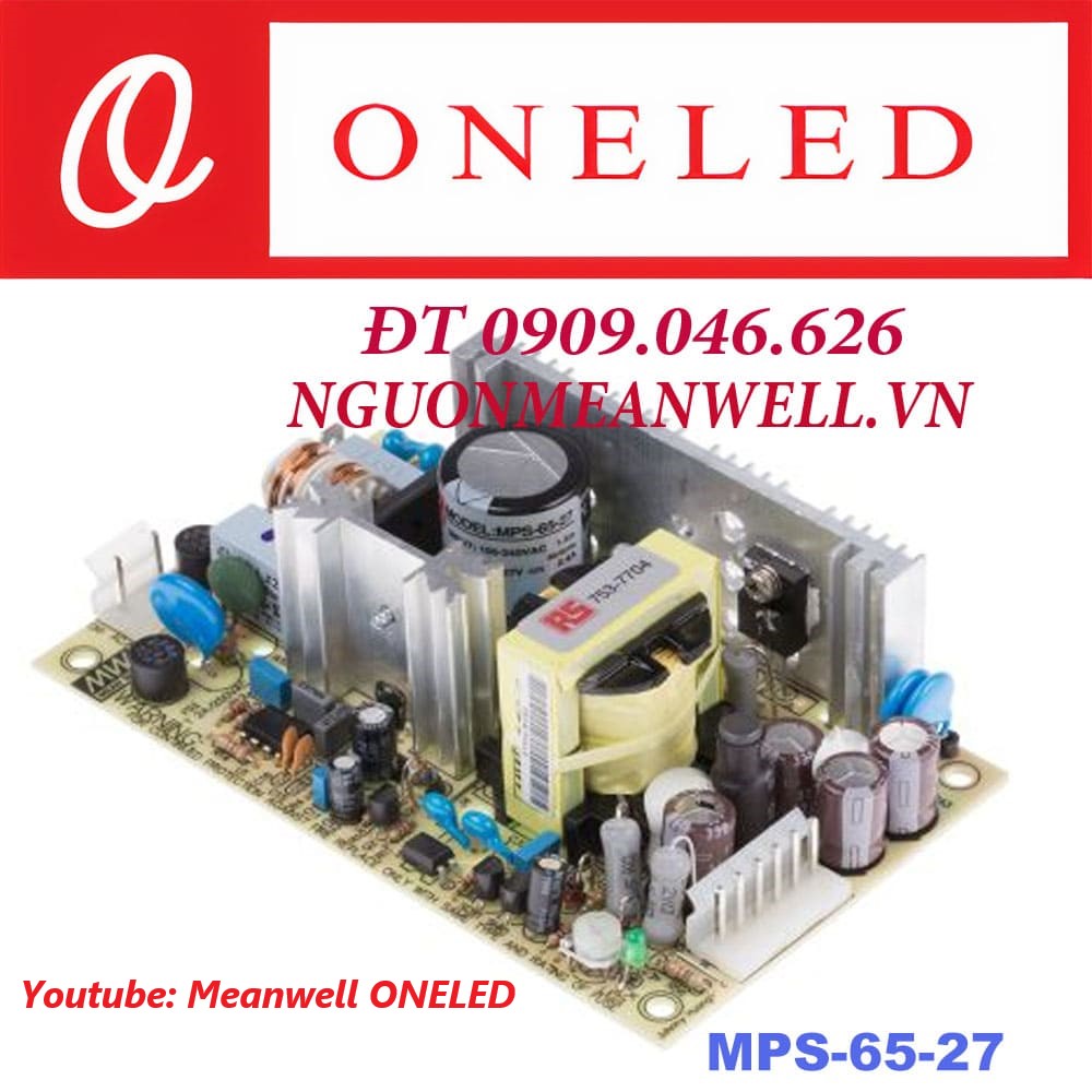 Nguồn Meanwell MPS-65-27 Nguồn Meanwell MPS-65-27