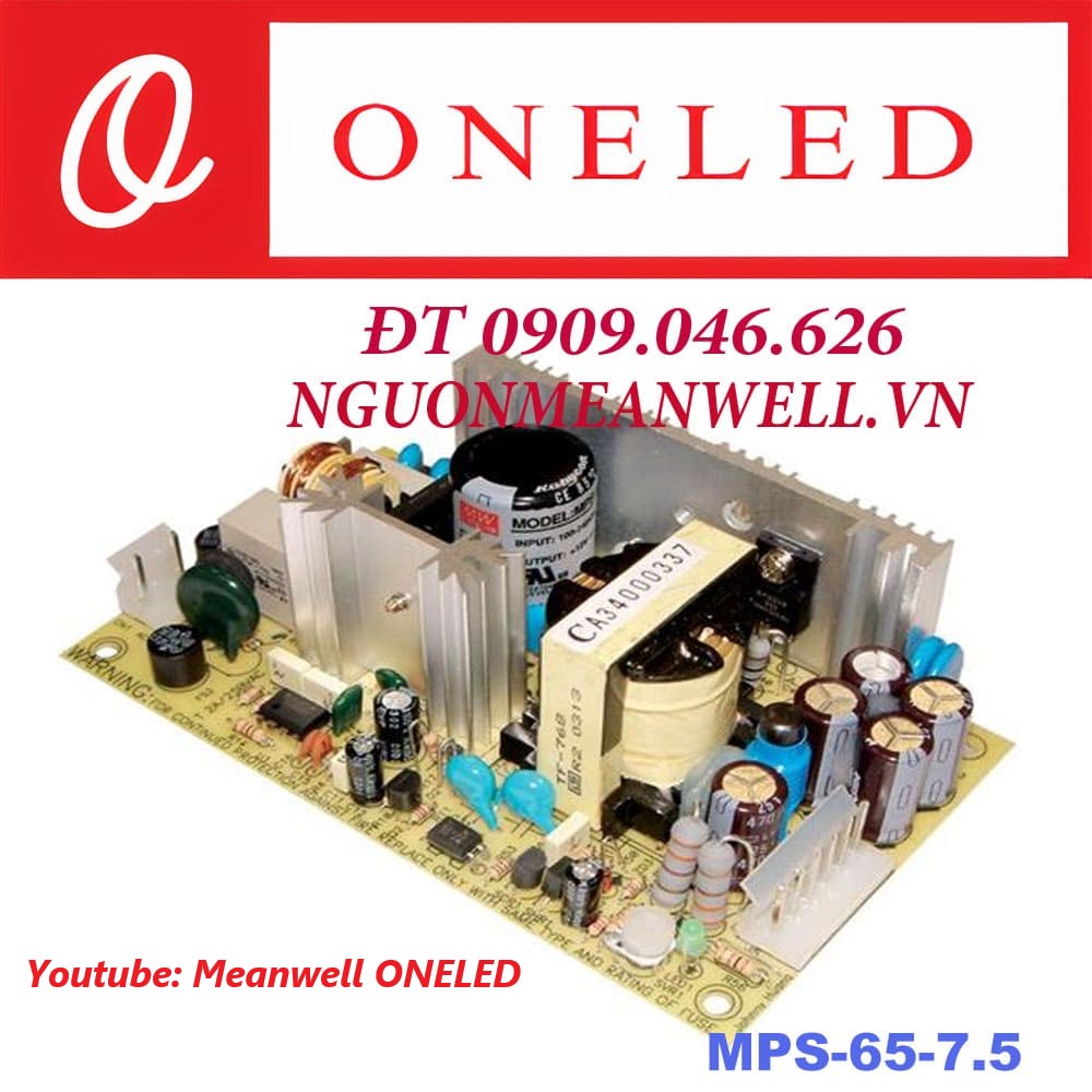 Nguồn Meanwell MPS-65-7.5 Nguồn Meanwell MPS-65-7.5
