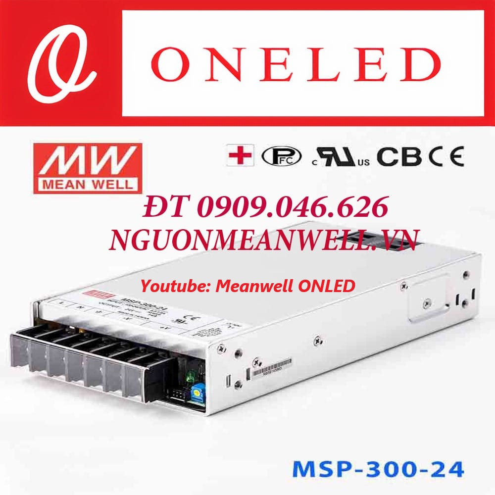 Nguồn Meanwell MSP-300-24 Nguồn Meanwell MSP-300-24
