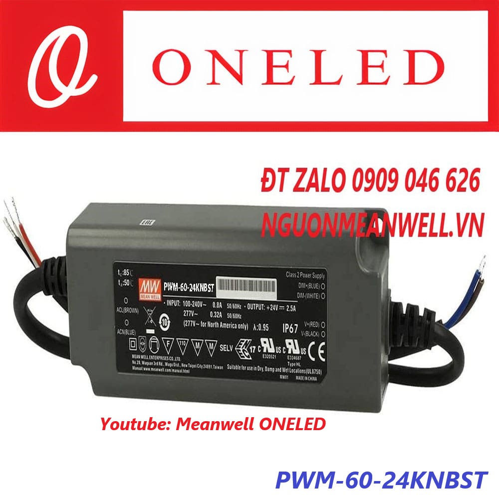 Nguồn Meanwell PWM-60-24KNBST Nguồn Meanwell PWM-60-24KNBST