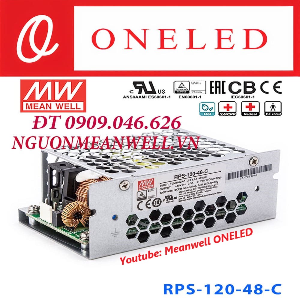Nguồn Meanwell RPS-120-48-C Nguồn Meanwell RPS-120-48-C