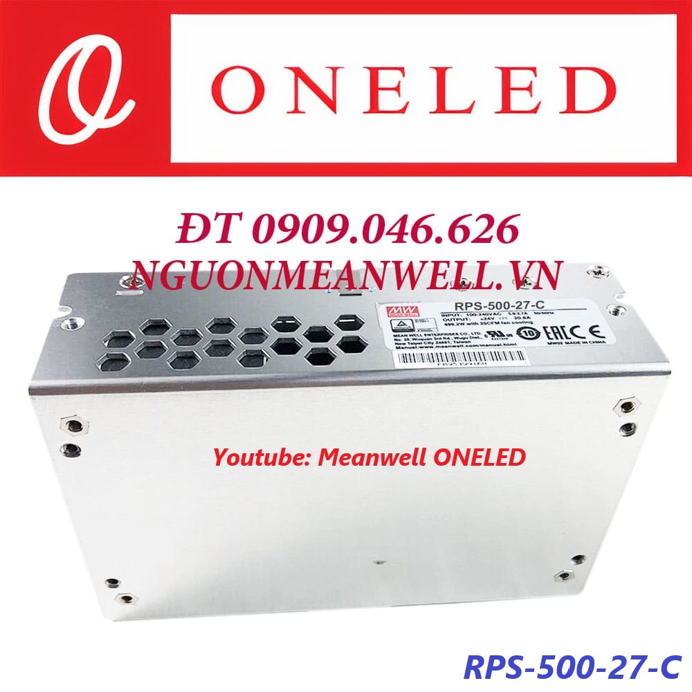 Nguồn Meanwell RPS-500-27-C Nguồn Meanwell RPS-500-27-C