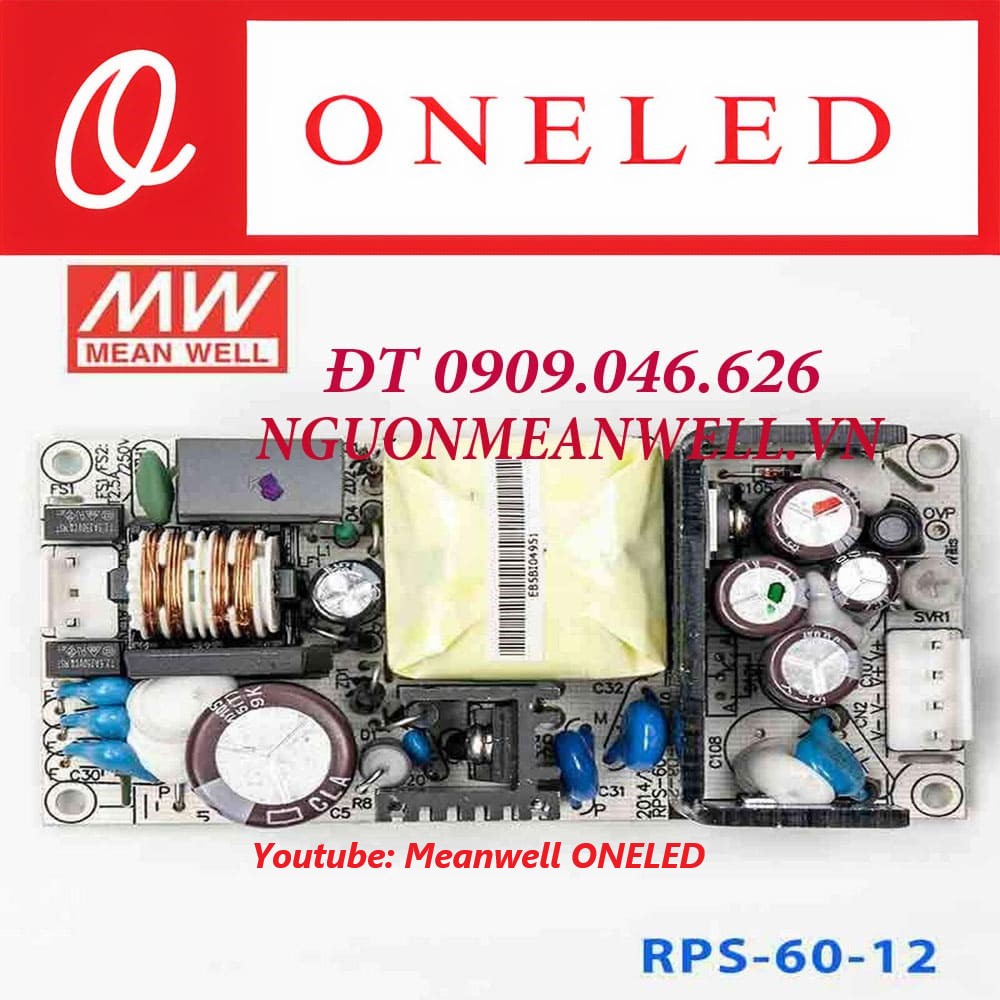Nguồn Meanwell RPS-60-12 Nguồn Meanwell RPS-60-12
