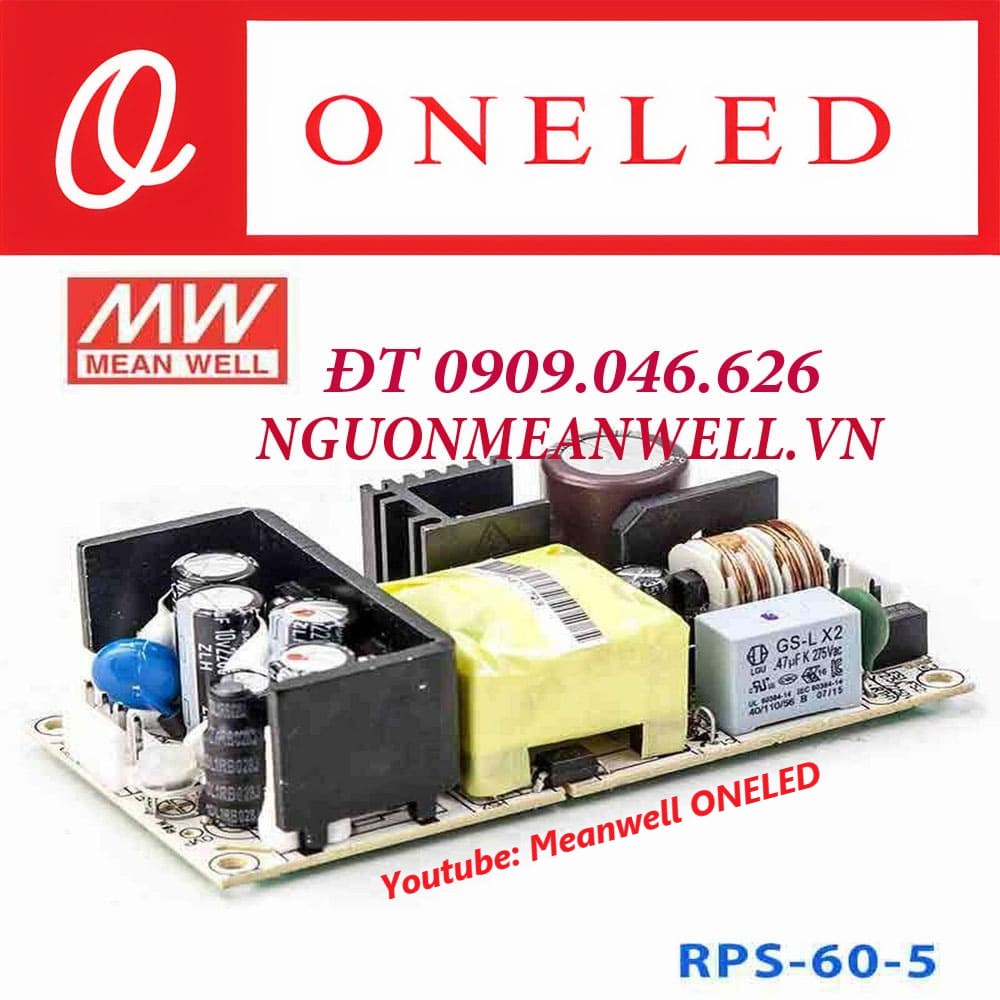 Nguồn Meanwell RPS-60-5 Nguồn Meanwell RPS-60-5
