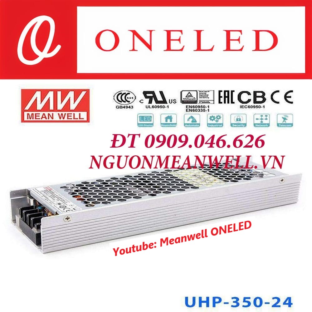 Nguồn Meanwell UHP-350-24 Nguồn Meanwell UHP-350-24